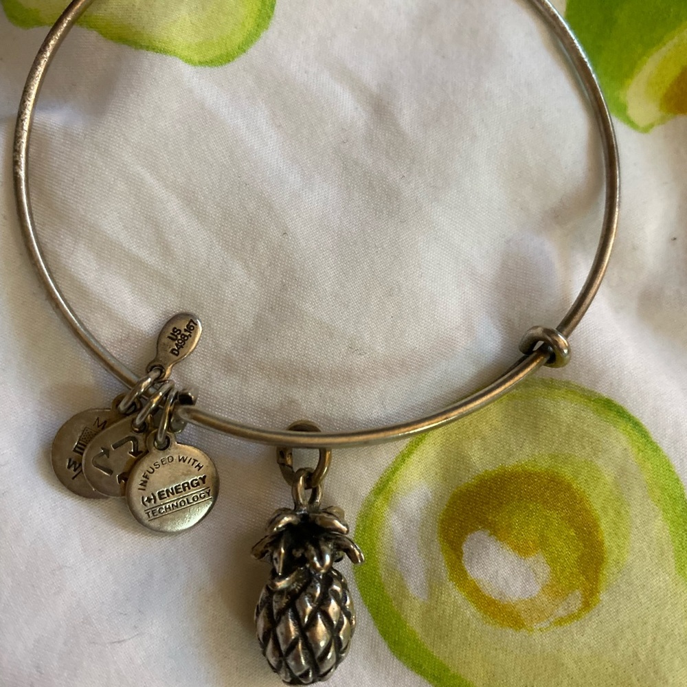 Alex and Ani pineapple bracelet